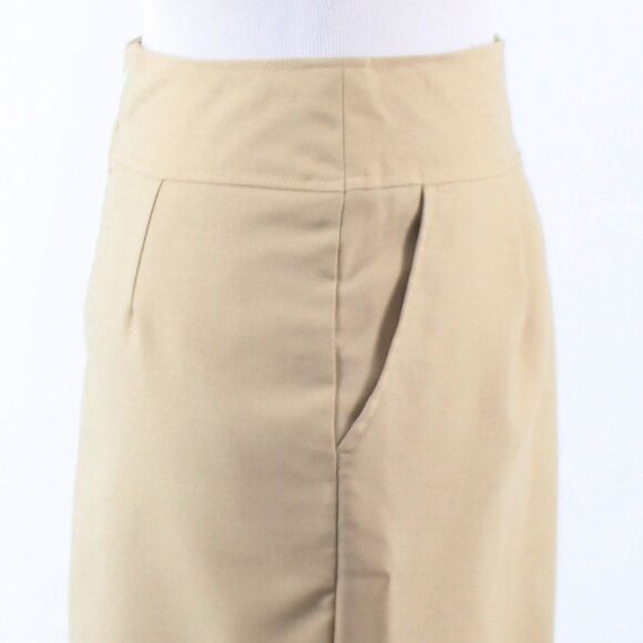 Bastet khaki wool pleated skirt IT38 - Picture 6 of 8